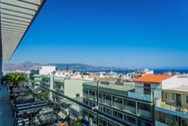 The view from the Fifth Floor Bar & Restaurant during the morning