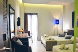 A Deluxe Triple Room from a different angle
